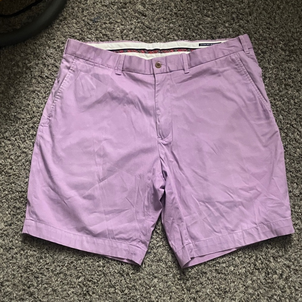 Men's Purple Polo Preppy Shorts Sz 38